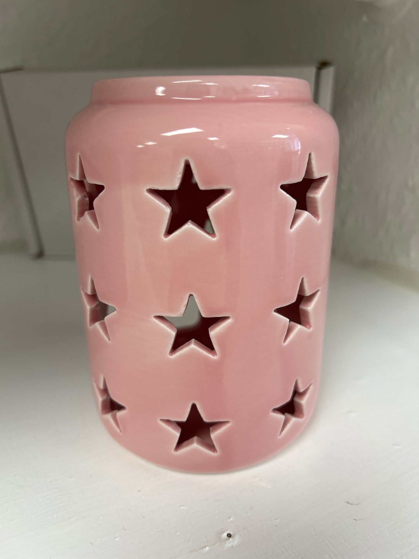 Pink Large Star- Ceramic Wax Melt Burner