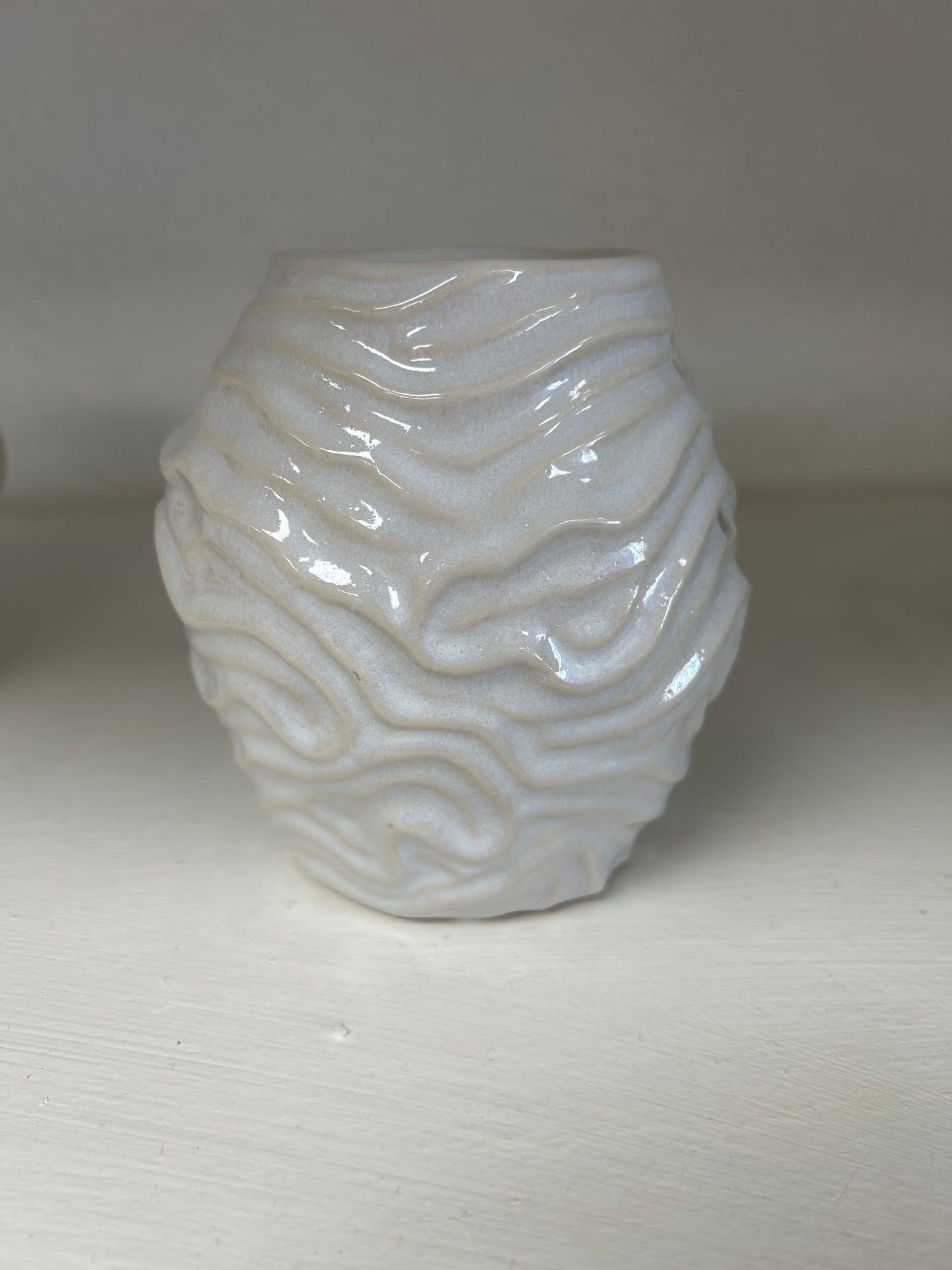 Coral Ribbed Style- Ceramic Wax Melt Burner