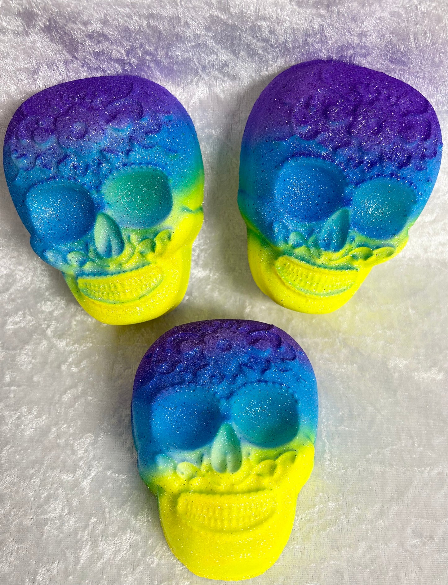 Neon Skull - Bath Bomb- Passionfruit Slushie