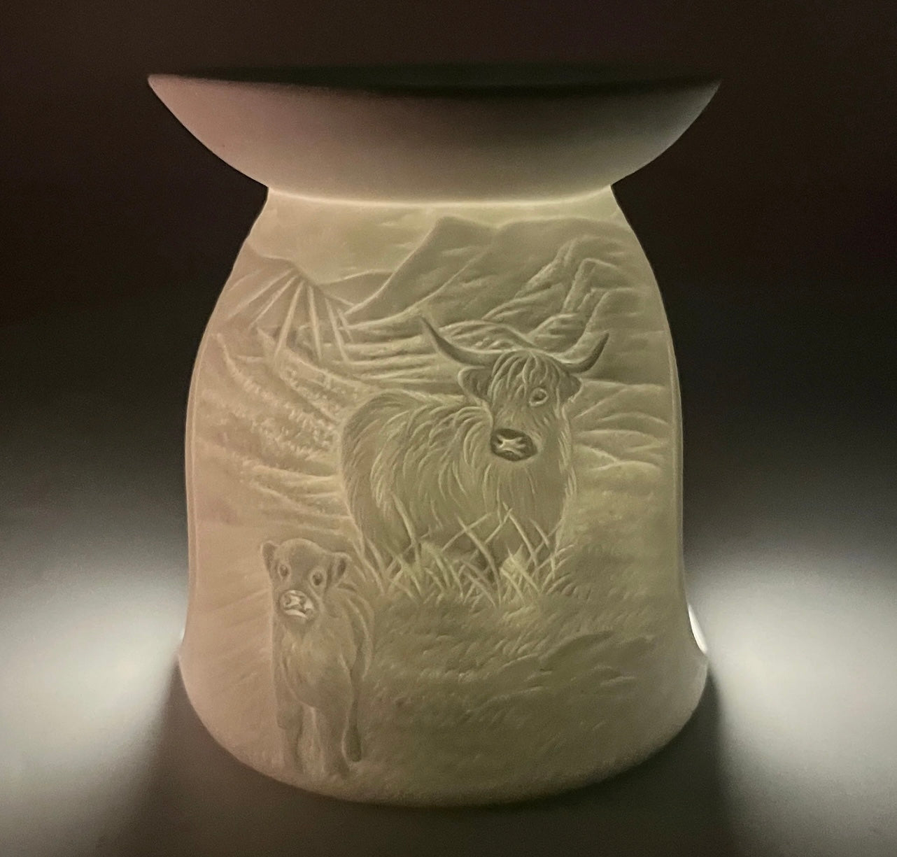 Highland Cow- Ceramic Wax Melt Burner