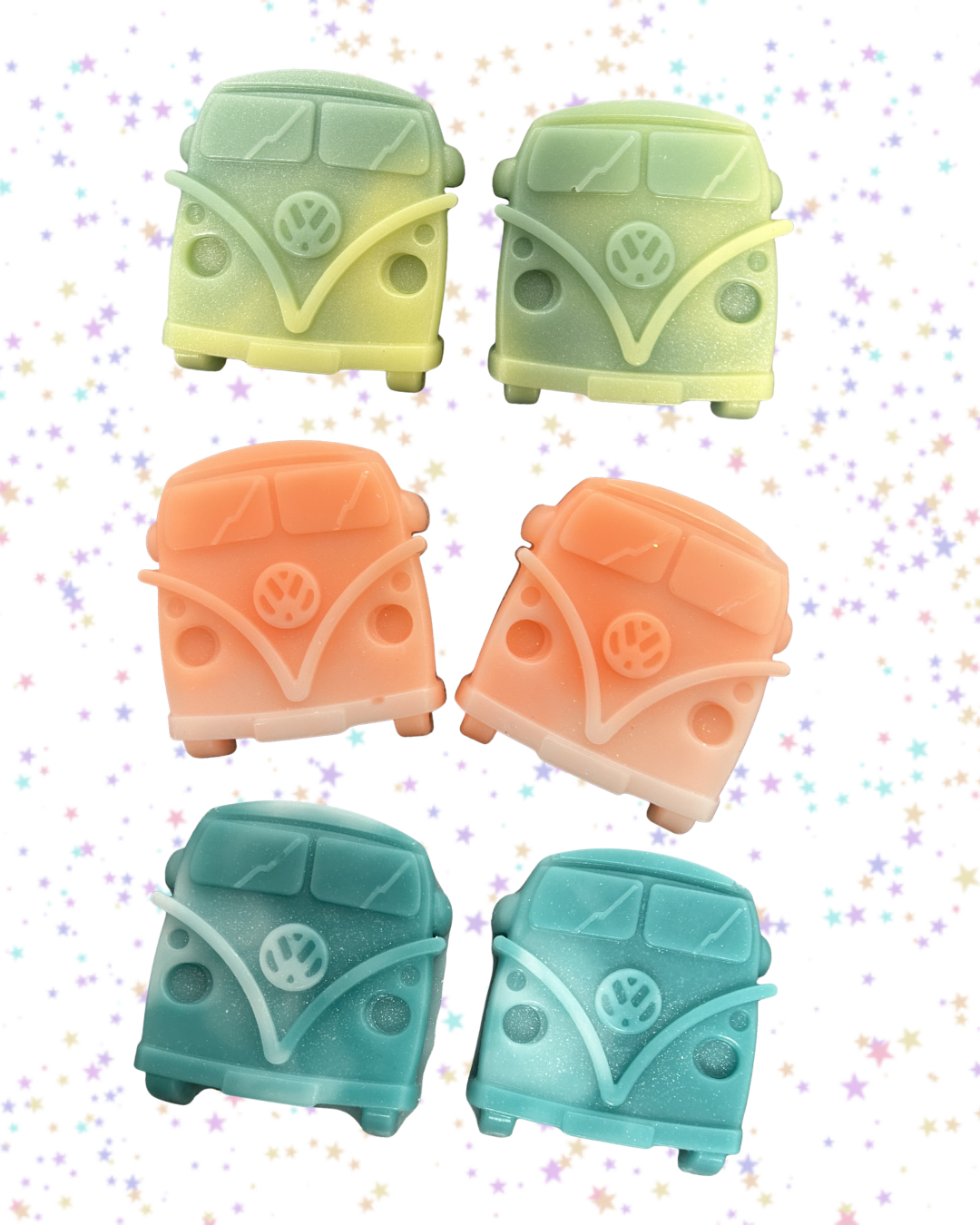 Mini Camper Van x2- Wax Melt Shape
