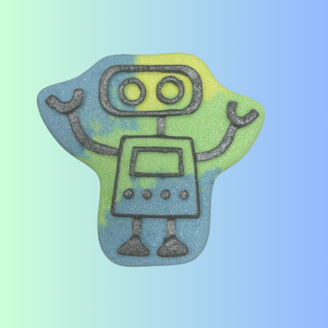 Neon Robot- Bath Bomb- Strawberry Lime