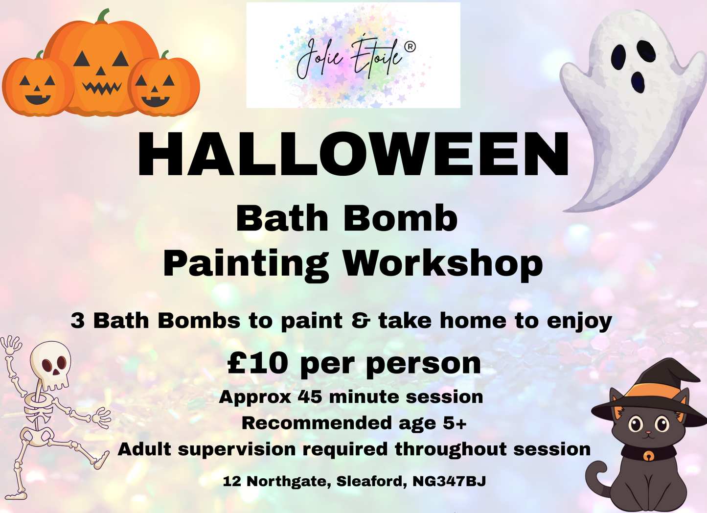 HALLOWEEN Bath Bomb Painting Workshop