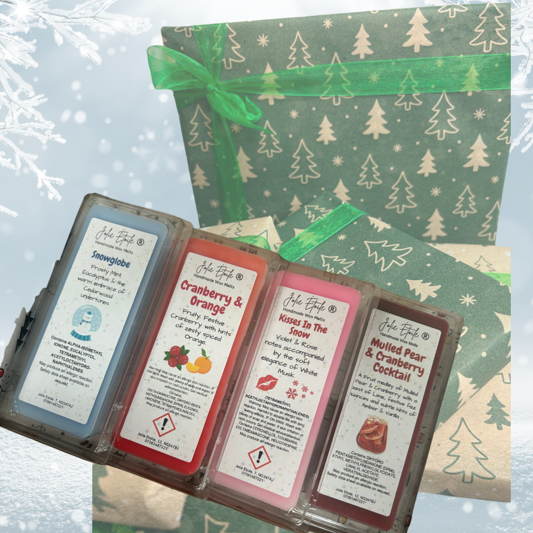 Festive Wax Gift Set- 4x Wax Melt Bars