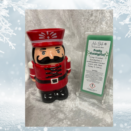 Red Nutcracker- Ceramic Wax Melt Burner