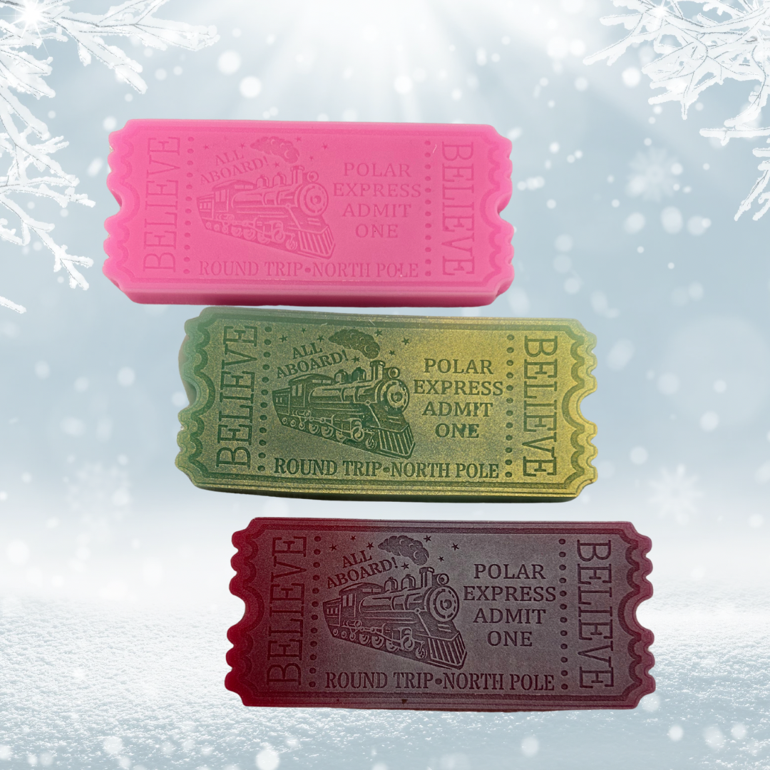 Festive Wax Melt Shapes- Express Ticket