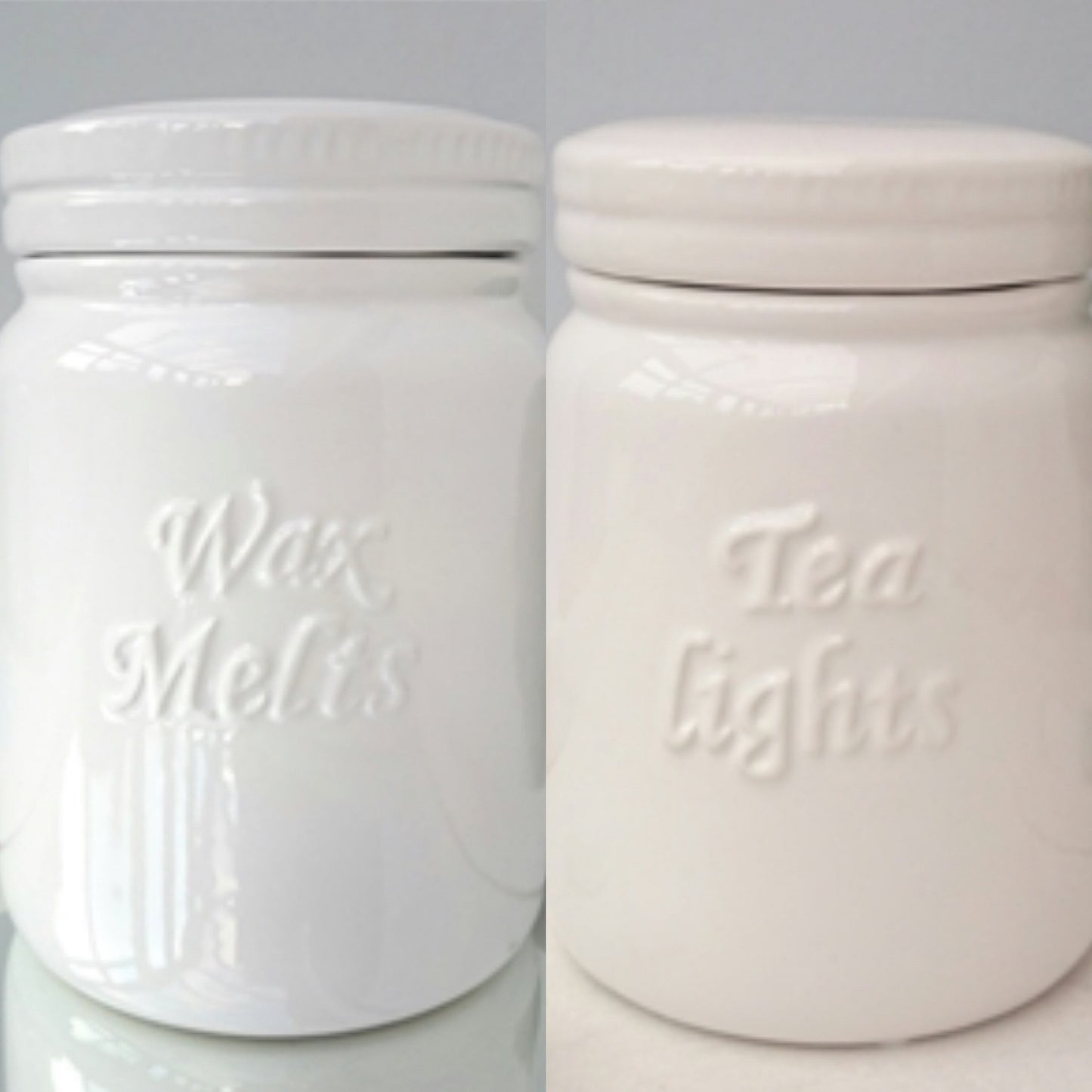 Wax Melt & Tealight DUO storage jars