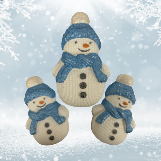 Knitted Snowman- Bath Bomb- Watermelon