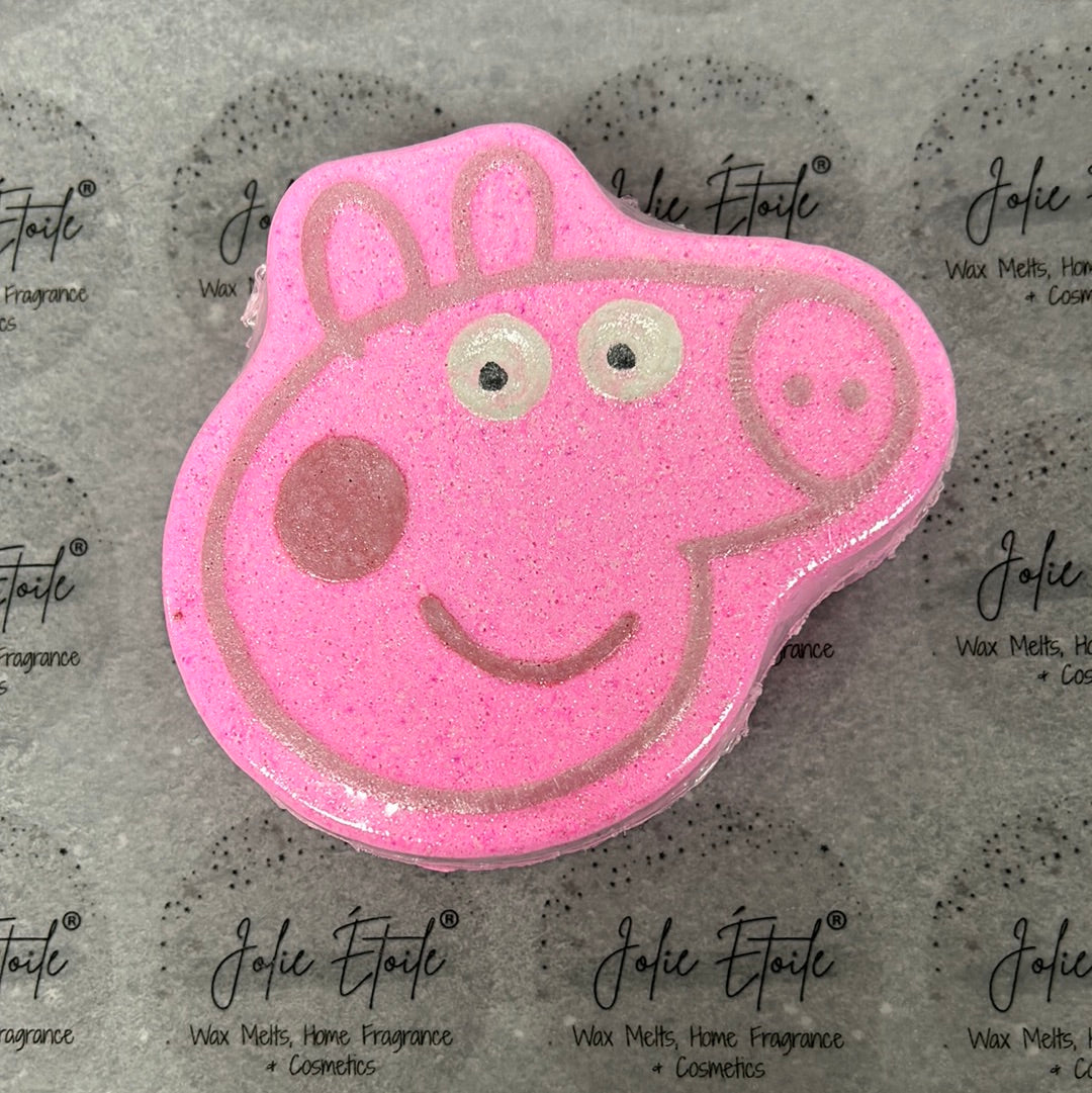 Pep Piggy- Bath Bomb- Pink Grapefruit