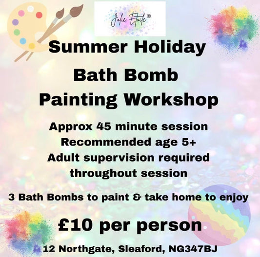 Bath Bomb Painting Workshop