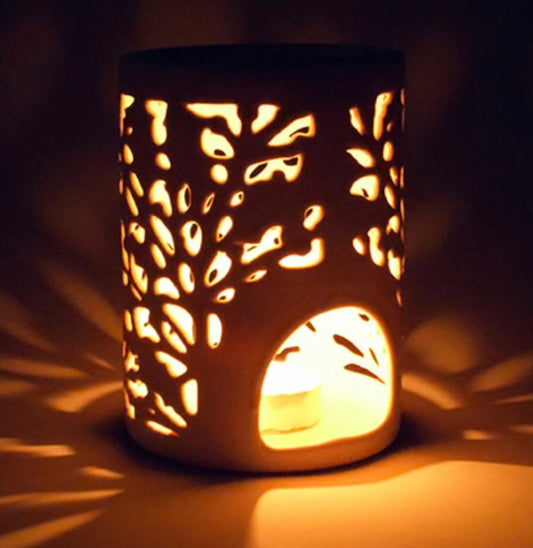 Taupe- Ceramic Wax Melt Burner