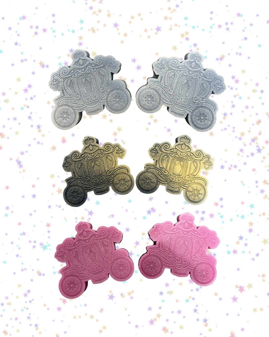 Princess Carriage- Wax Melt Shape