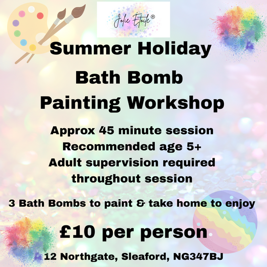 Bath Bomb Painting Workshop