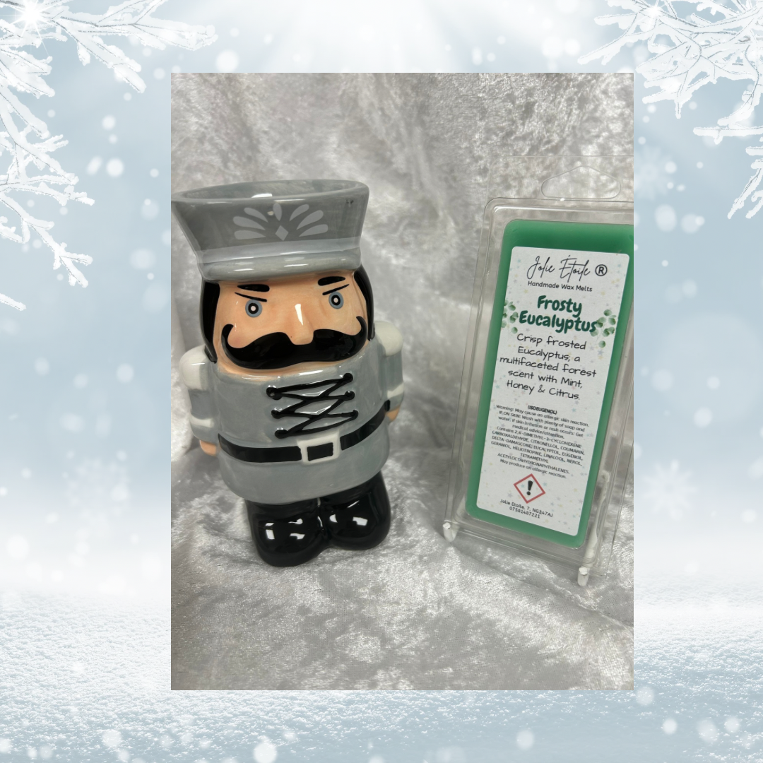 Grey Nutcracker- Ceramic Wax Melt Burner